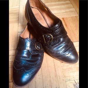 Dolce Vita black monk strap shoes